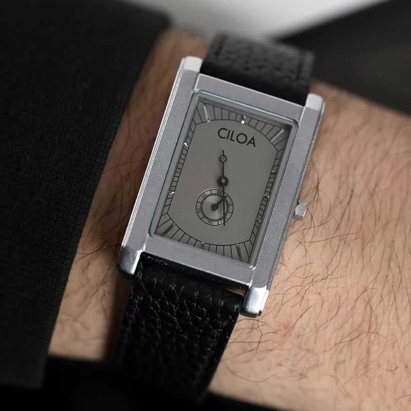 Black Square Quartz Watch