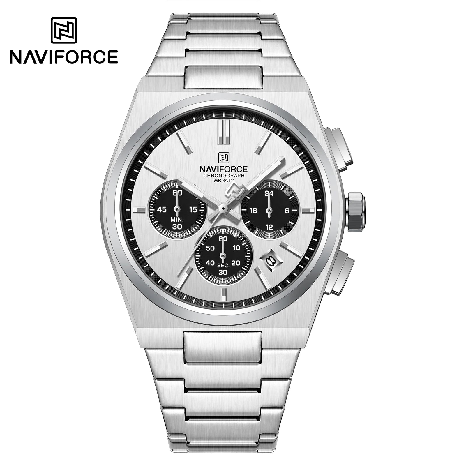 Stainless Steel Couple Watch