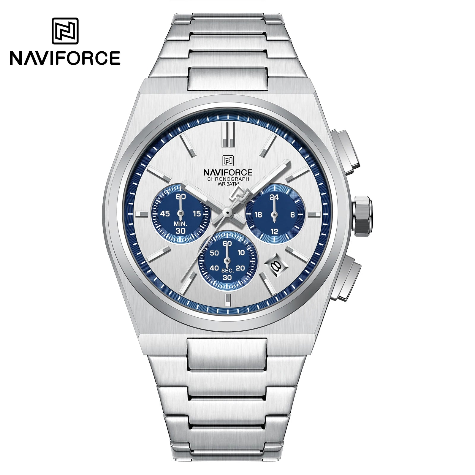 Stainless Steel Couple Watch