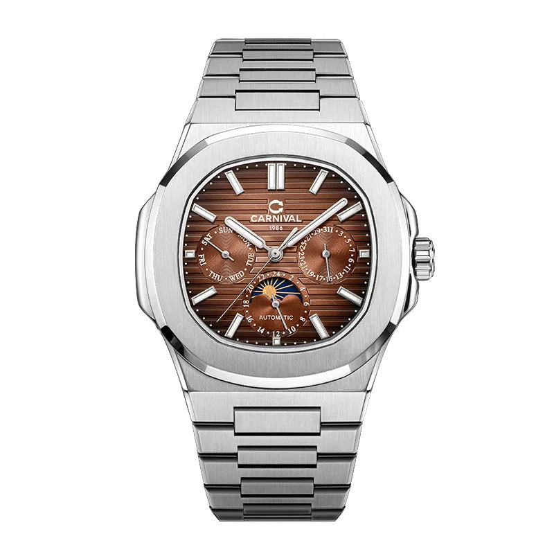 Switzerland Carnival Automatic Watch for Men Luxury Brand MIYOTA Mechanical Men‘s Watches Nautilus Moonphase Reloj Hombre Montre