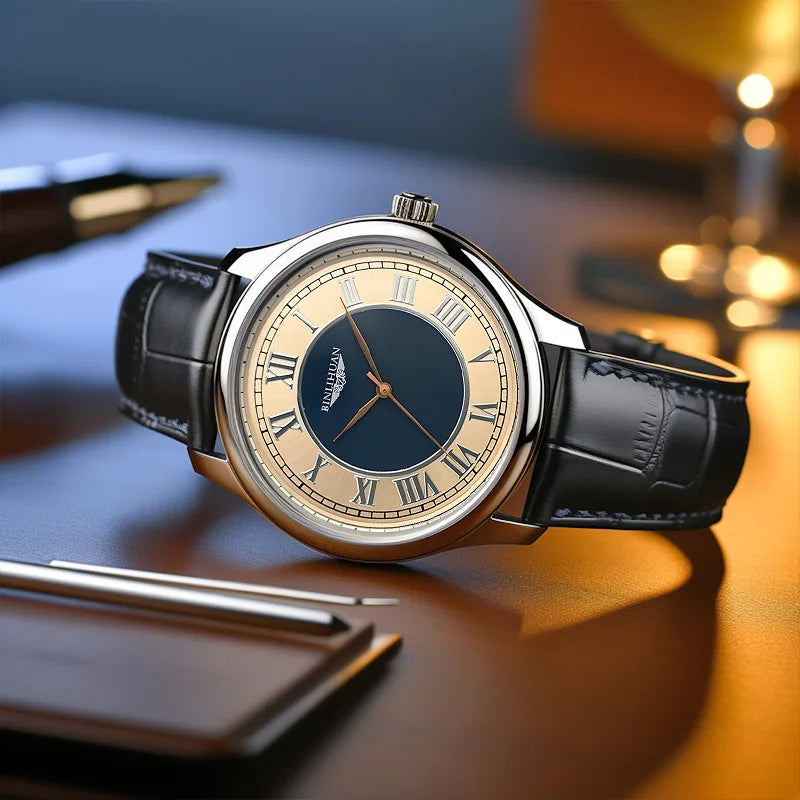 Men's watches, fashion casual business high-end quartz watches