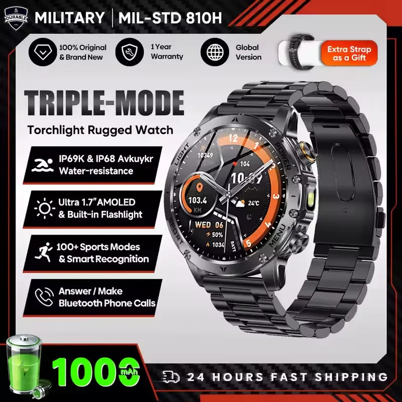 Outdoor GPS NFC Smartwatch