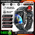 2026 New Built-in 1400mAh Super Large Battery Men Smart Watch Outdoor GPS 2.01"AMOLED Screen 10ATM Waterproof BT Call Smartwatch