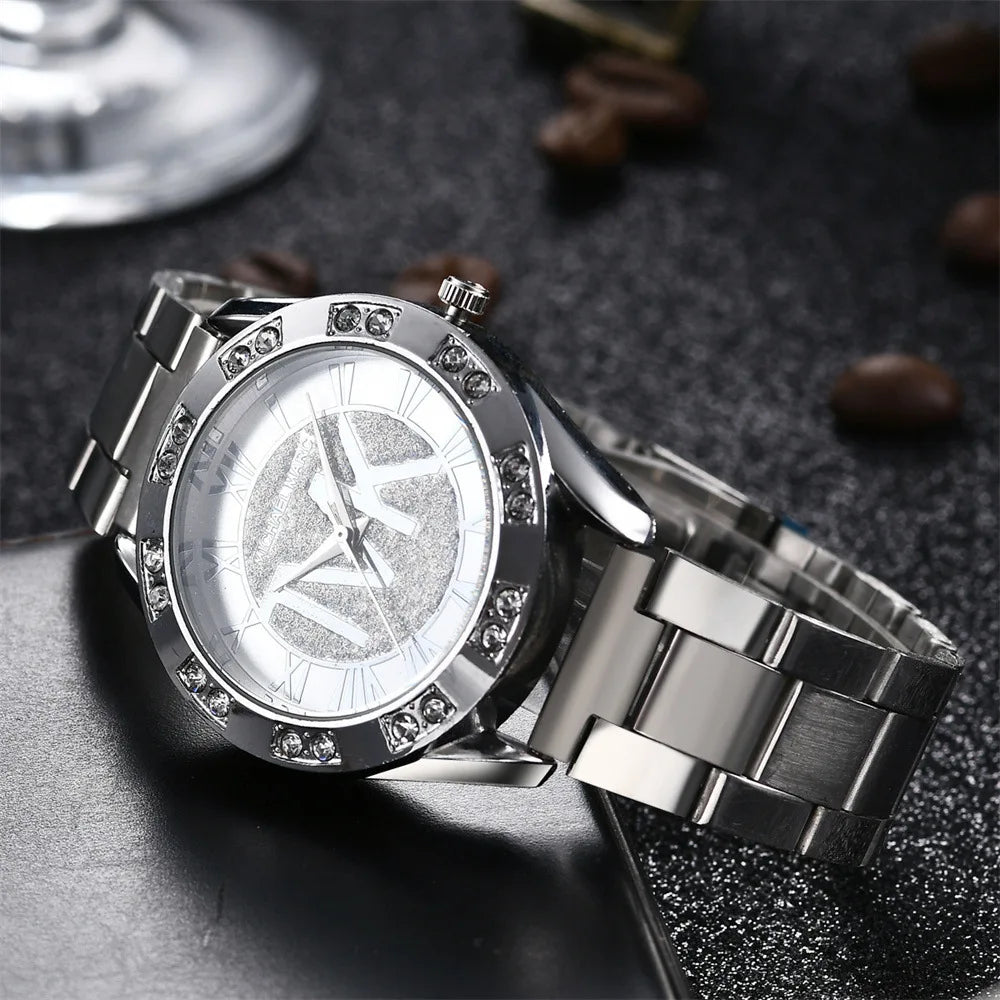 Gold Bracelet Quartz Watch