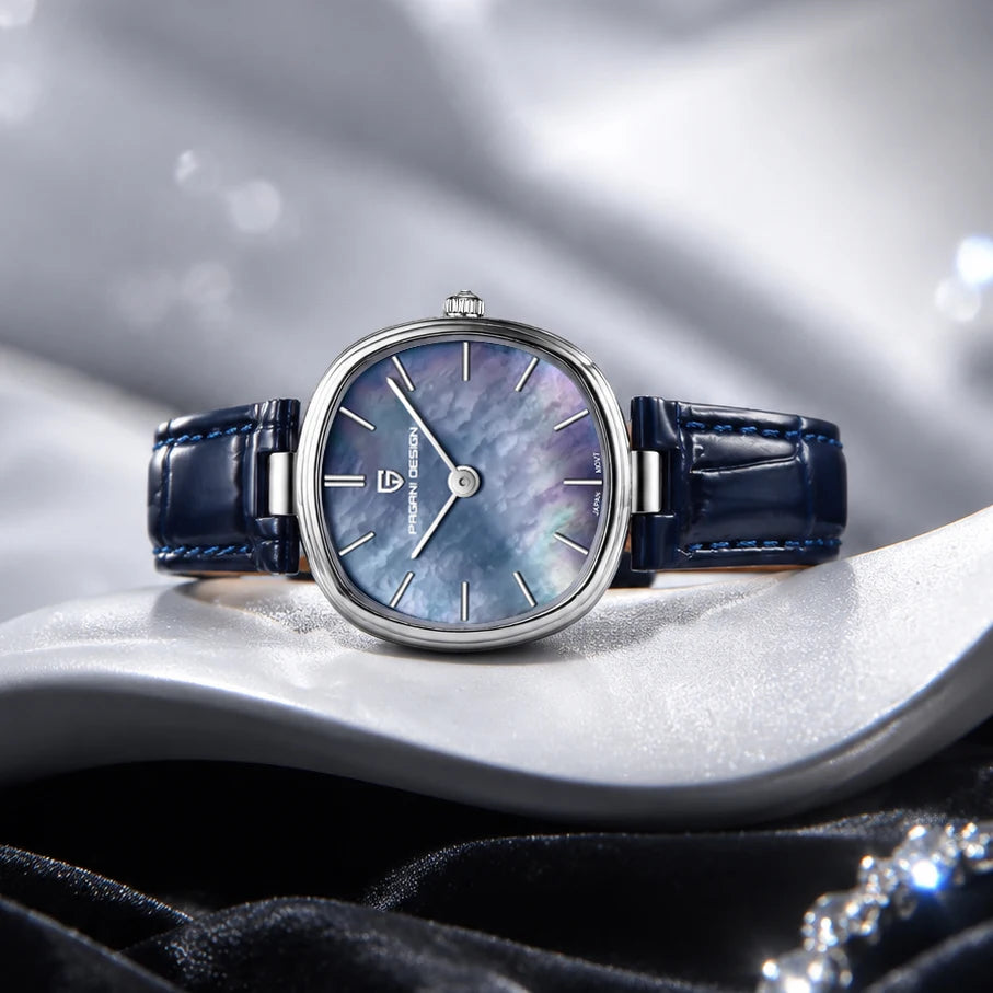 Sapphire Leather Watch