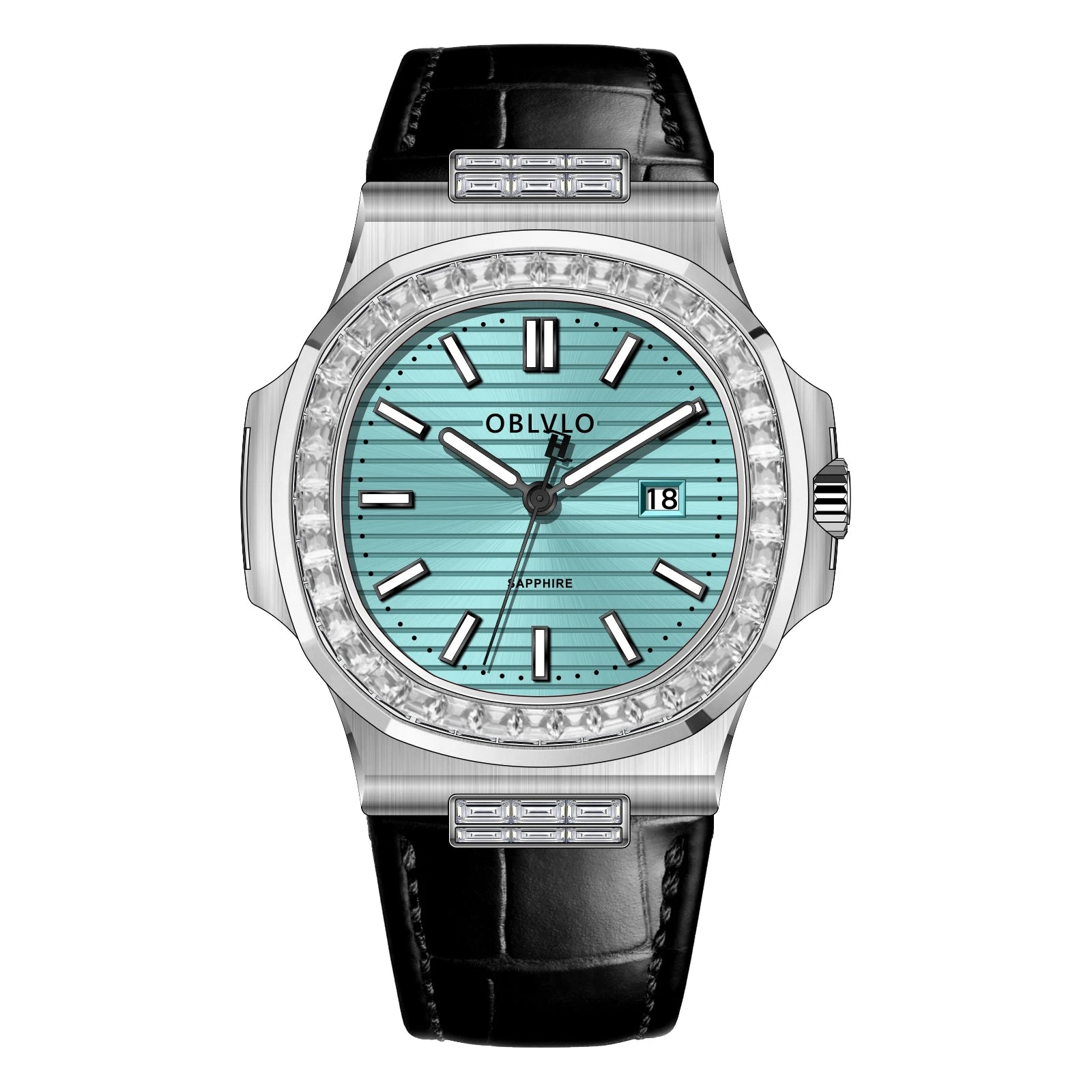Rose Gold Leather Watch