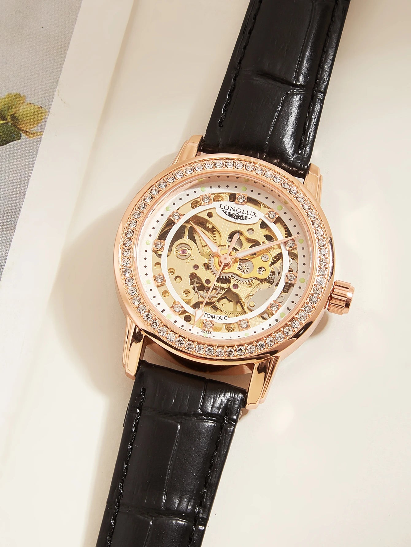 Diamond Skeleton Watch