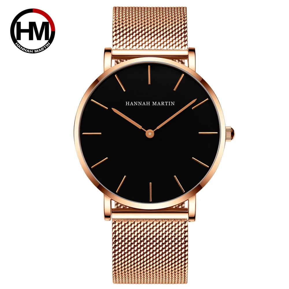Couple Watches Dropship Simple 1 Set Watch Casual Fashion Steel Mesh Steel Waterproof Luxury Brand Sport Watch Relogio Masculino