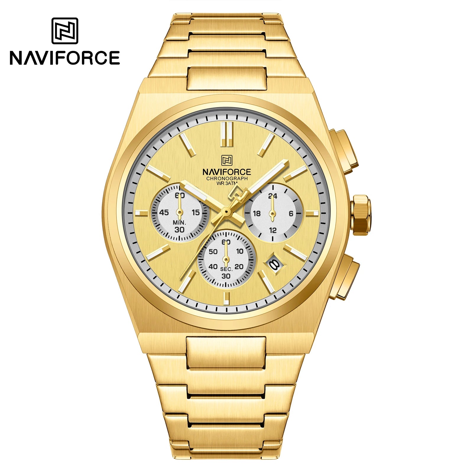 Stainless Steel Couple Watch