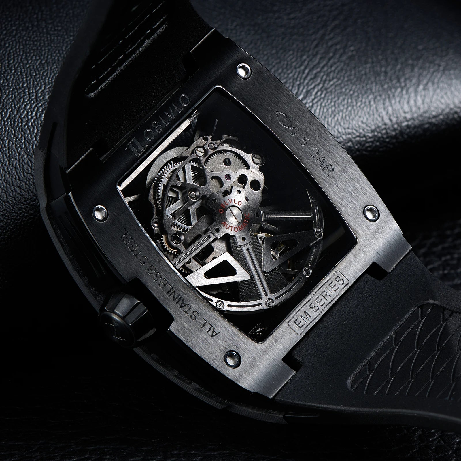 Square Skeleton Watch