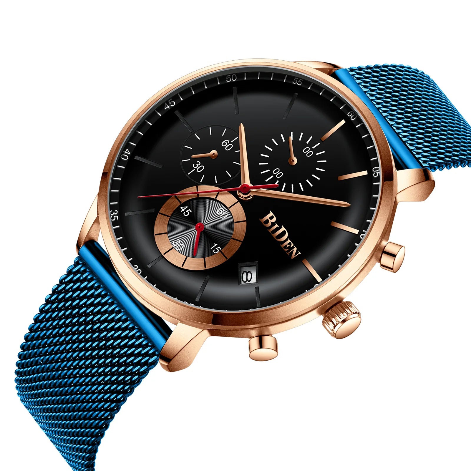 Blue Mesh Watch