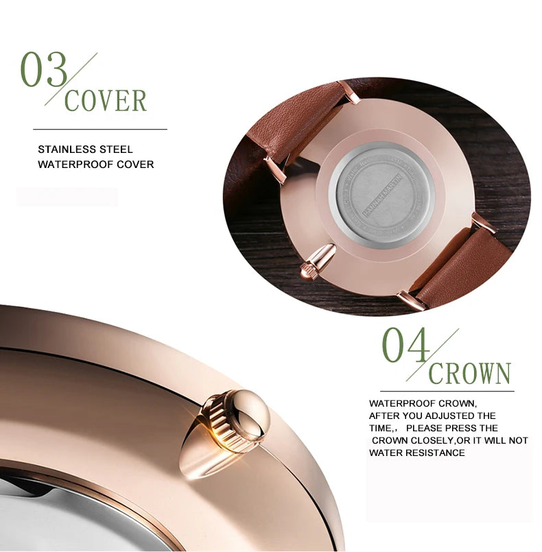 Mesh Strap Couple Watch