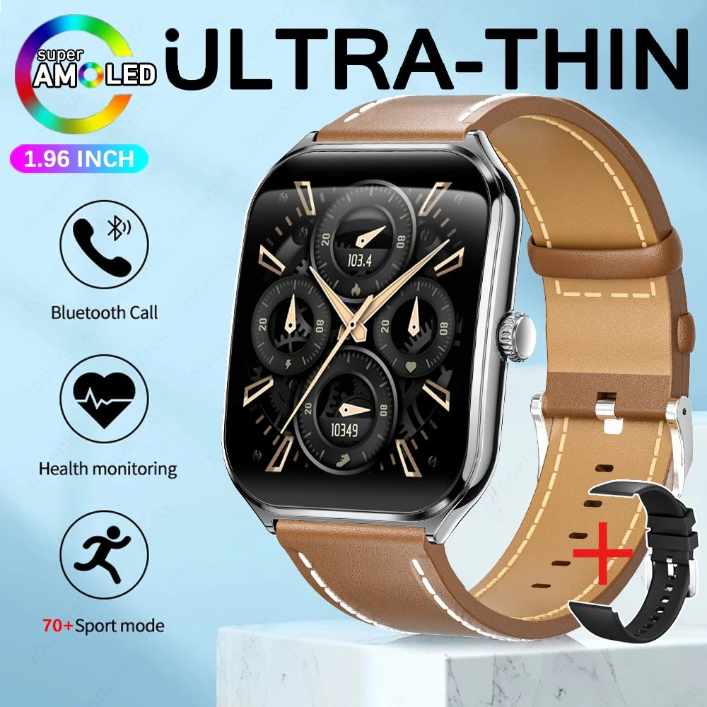 2026 New Ultra-thin Durable Women Smart Watch 1.96" Amoled Screen Sport Health Fitness Wireless Bluetooth Call Smartwatch