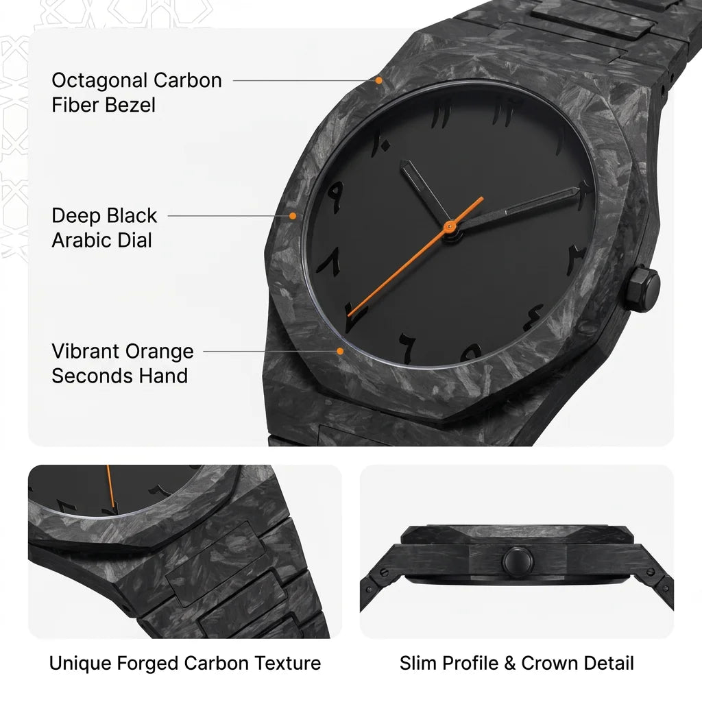 Vintage Map Dial Watch
