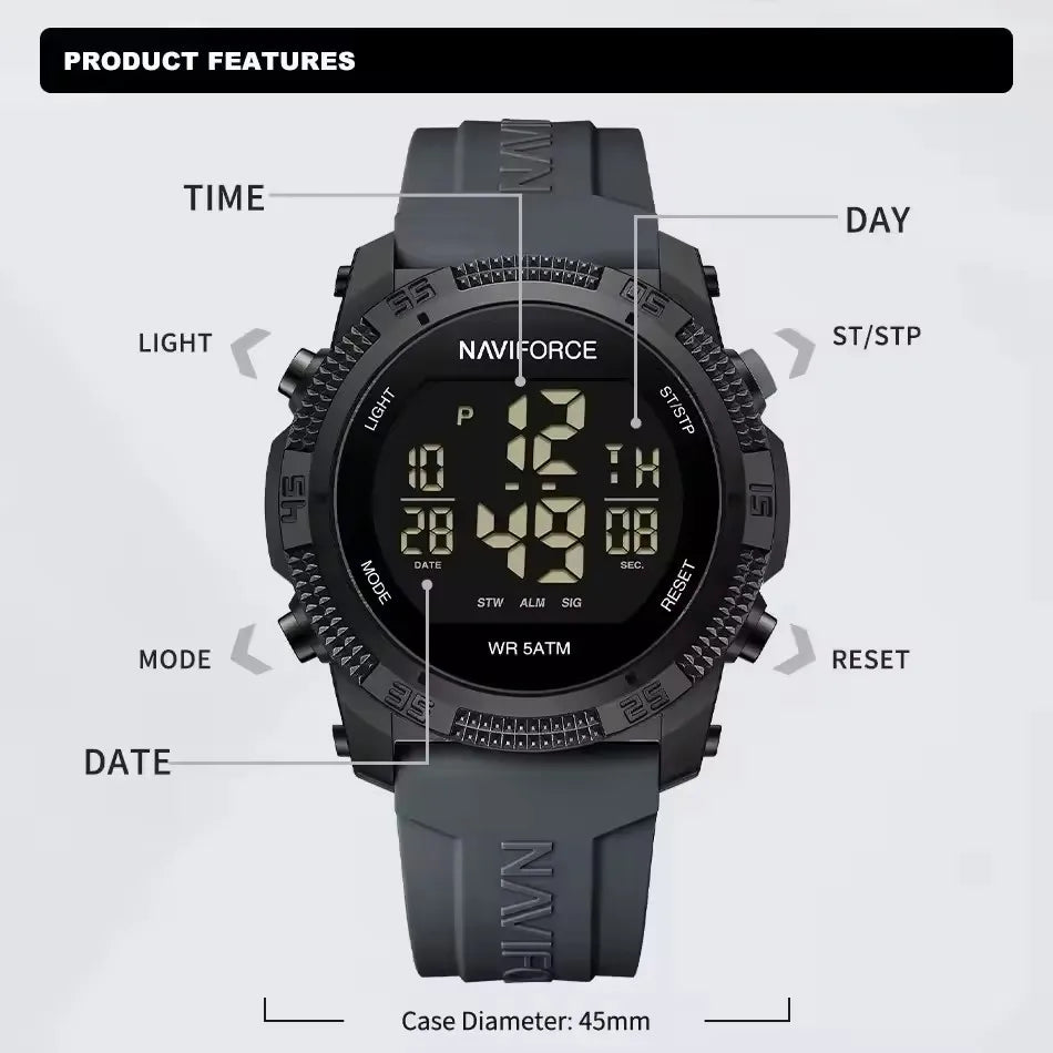 Silicone Digital Watch