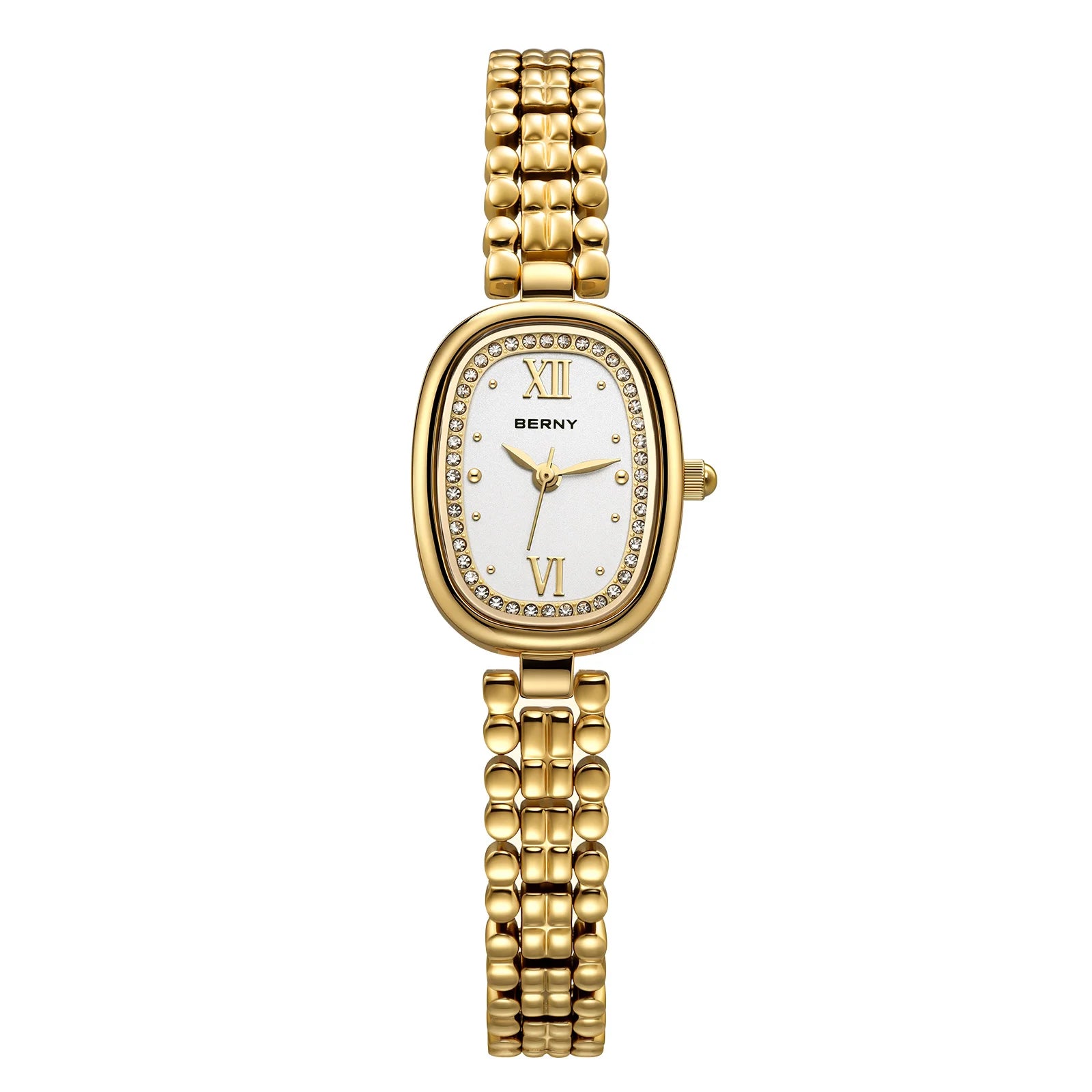 Gold Oval Watch