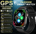 2026New Dual-band GNSS GPS Sports Smart Watches IP68K Swim Compass Heart rate tracker Military Bluetooth Call Bracelet Men Women