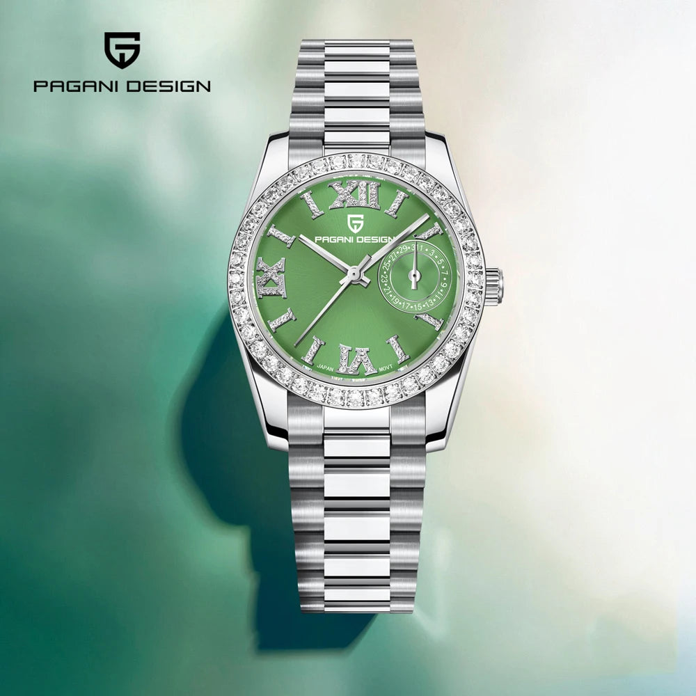 2025 New PAGANI DESIGN Women's Watches Luxury Quartz Watch For Woman Elegant Fashion Wristwatch Ladies Gift AR Sapphire Mirror
