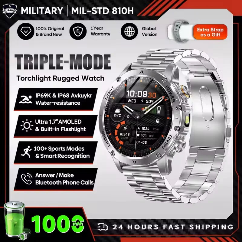 Outdoor GPS NFC Smartwatch