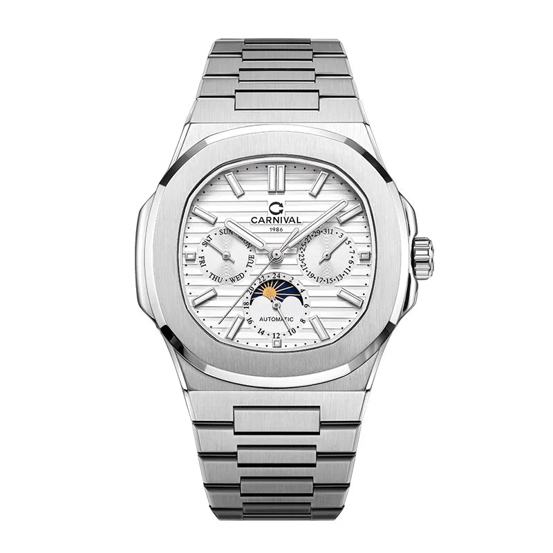 Switzerland Carnival Automatic Watch for Men Luxury Brand MIYOTA Mechanical Men‘s Watches Nautilus Moonphase Reloj Hombre Montre