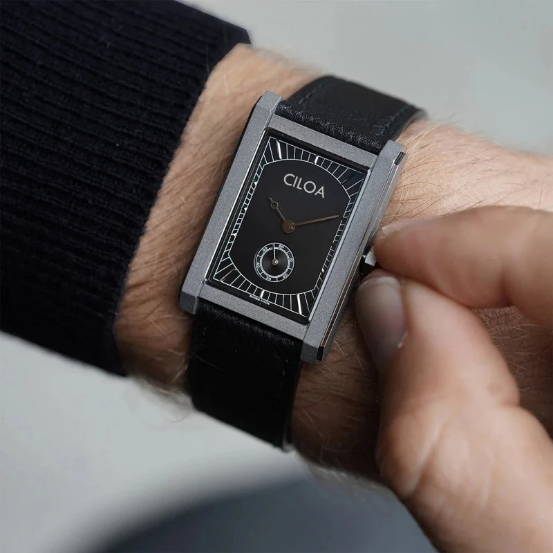Black Square Quartz Watch